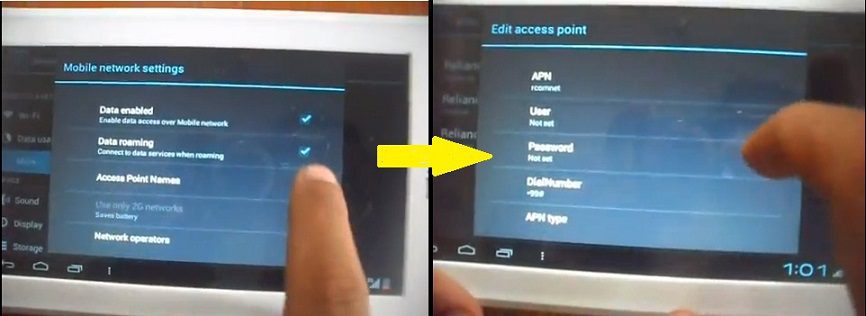 how to activate 3g on mtc touch