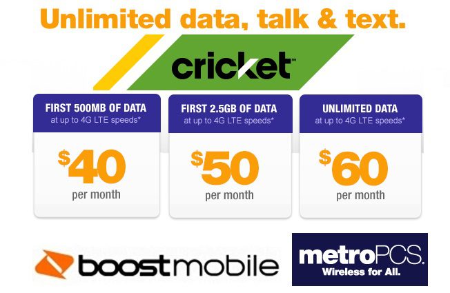 cricket mobile plans