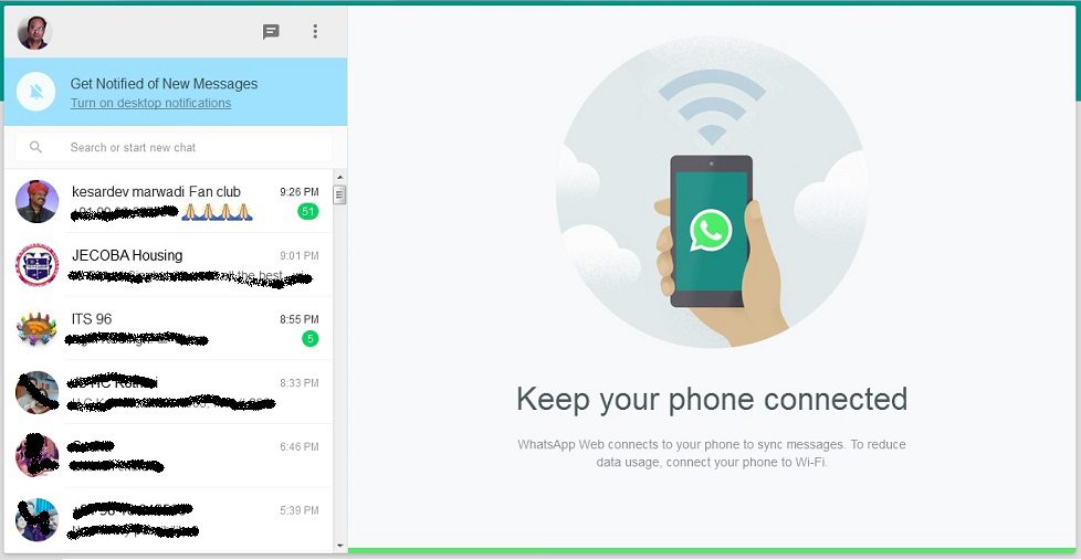 whatsapp web for laptop free download