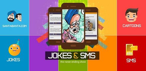 3 wonderful free apps of SMS and Jokes for smartphones - Telecom Vibe