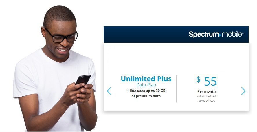 Spectrum Mobile USA unlimited plan55
