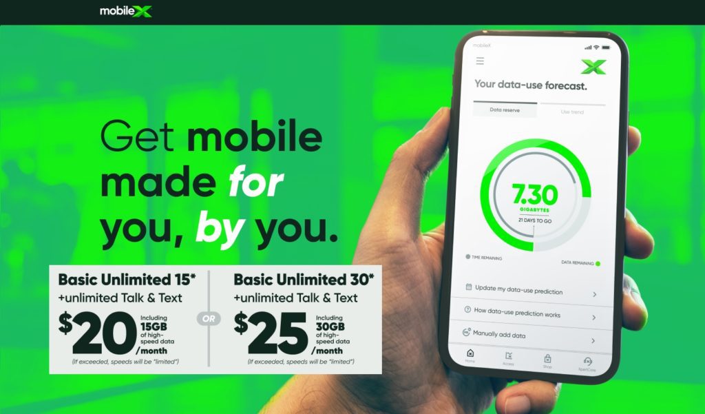 Verizon MVNO MobileX debuts as the most customizable wireless service: Unlimited Plan for $20