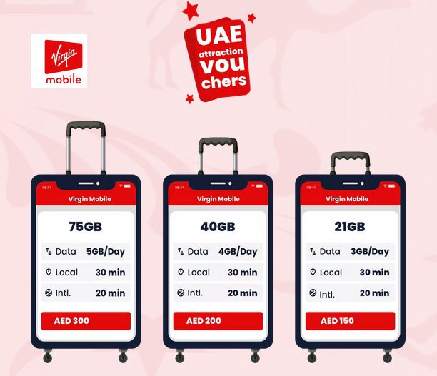 Best options for phone plans for tourists in UAE tourist sim from virgin