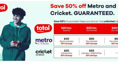 Total Wireless offers 50% Deals on Unlimited Plans